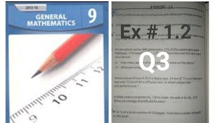 General Math Class 9 Chapter 1 Exercise 12 Question 3 9th class math arts chapter 1 exercise 12 [upl. by Genevra]