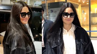 Katrina Kaif Returns To Mumbai For Maharashtra Elections Today [upl. by Aynosal]