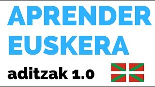 Aprender Euskera Verbos BEHARIKASIENTZUN [upl. by Sand]