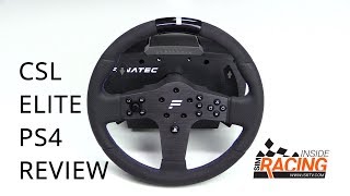 Fanatec CSL Elite Racing Wheel for the PlayStation 4 Review [upl. by Sheridan]