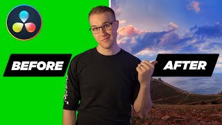 2 Quick Ways to Remove ANY Green Screen In Davinci Resolve 18 [upl. by Sherry]