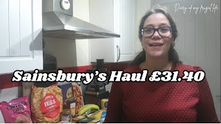 Sainsburys haul £3140 groceryshopping foodhaul frugalliving shoppingonabudget [upl. by Doowrehs131]