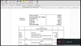 Calcul et comptabilisation descompte [upl. by Notlaw]