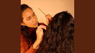 Real Person Scalp Check with Sticks Neck and Shoulder Chinese Acupoint Massage Pt7 [upl. by Turino]