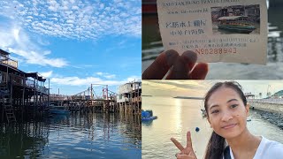 🛥Boating in Tai o fishing village Dolphins🐬 Floating house🏘 Ocean 🌊 vlog [upl. by Stag979]