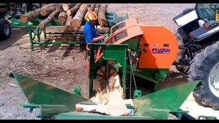 Posch Spaltfix S360 firewood processor from Jas P Wilson [upl. by Ardnuaed520]