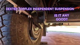 RED CENTRE CARAVAN DEXTER TORFLEX SUSPENSION AXLE OVERVIEW  SEPS ADVENTURES [upl. by Yelac673]