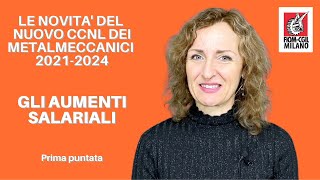 Rinnovo del contratto dei metalmeccanici gli aumenti salariali nel CCNL 2021 [upl. by Ellehcyt671]