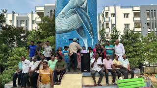 Shramadanam program at Diamond Estates Park for planting of trees [upl. by Giarla]