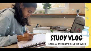 Study Vlog  Medical Student  Lunch Prep  Med School UK Reading Week 📚 [upl. by Him]