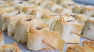 Пирог из теста фило с мясным фаршем ხორციანი ღვეზელები ფილოს ცომში xorciani gvezelebi filos comshi [upl. by Ahsotan]