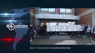 Studenti ne baš studenti i ljubitelji Legije protiv Dinka Gruhonjića  ep331deo04 [upl. by Ahsiekal]