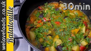 Spicy Ratatouille  Healthy Vegan Recipe [upl. by Amliv]