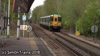 Trains at Tadworth 23rd April 2018 [upl. by Maximo]