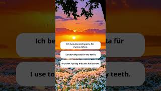 Learn Your Daily Routine in German Start Every Day 4 lernedeutsch deutsch germanlanguage lernen [upl. by Aneel]