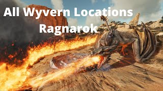 ARK Survival Evolved Wyvern Egg Locations Ragnarok [upl. by Sheets148]