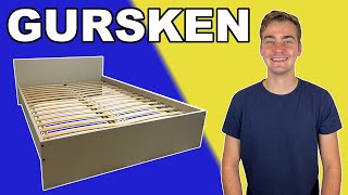 Easy To Follow GURSKEN Bed Frame IKEA Tutorial [upl. by Carmencita64]