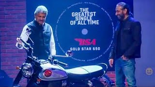 BSA Gold Star A Classic Reimagined  Dont Miss Out The BSA Gold Star Launch by MrAnand Mahindra [upl. by Aihppa937]