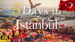 How to Spend 5 DAYS in ISTANBUL Turkey  Travel Itinerary [upl. by Learrsi]