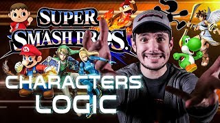 SUPER SMASH BROS CHARACTERS LOGIC [upl. by Lotte669]