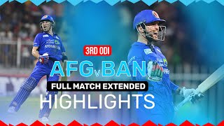 Full Match Long Highlights  Afghanistan Beat Bangladesh 21  AFG v BAN  ACB  Sharjah [upl. by Yhtak]