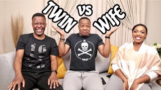 WHO KNOWS ME BETTER TWIN BROTHER vs WIFE [upl. by Sanburn50]