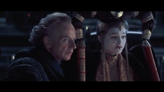 Star Wars Episode I  The Phantom Menace Palpatines Manipulations 4K ULTRA HD [upl. by Rouvin]