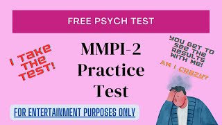 Taking the SHORT version MMPI2 Test online amp sharing the results [upl. by Azzil630]