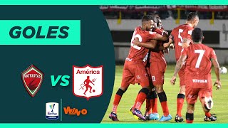 Patriotas vs América de Cali 21  Liga BetPlay Dimayor 20221  Fecha 12 [upl. by Neala87]