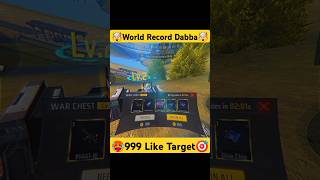 World Record 😱 Dabba Kholne ka 😂 shortsfeed freefire [upl. by Kelwunn]