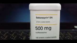 salazopyrine sulfasalazine 500 colon ulcer سلازوبيرين سلفاسالازين٠٠علاج التهابات و تقرحات القولون [upl. by Petta]