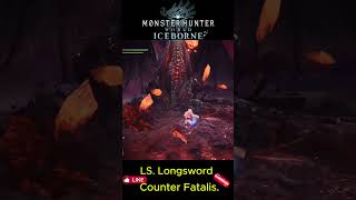 MHW LS Longsword Courter shorts fatalis games gaming mhw monsterhunter mhwiceborne [upl. by Valeria]