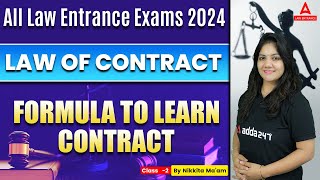 Formula to Learn Contract  Contract Law  Legal Reasoning  Law With Nikkita Mam  Class 2 [upl. by Glimp950]