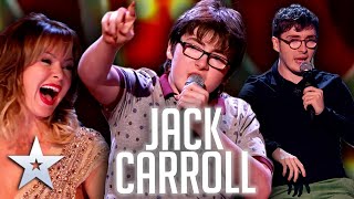 Jack Carroll  ALL PERFORMANCES  Britains Got Talent [upl. by Adnarim876]