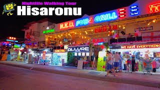 Nightlife Hisaronu Turkey 2024  4K Walking Tour [upl. by Aneele721]