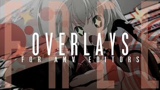 50 Free Overlays for AMV Editors Pack 1 [upl. by Elleinnad]