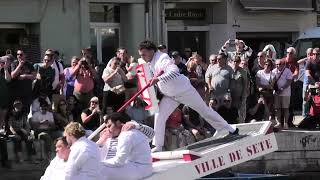 championnat de joutes juniors à Sète le 14 septembre 2024 [upl. by Atinahc]