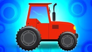 trattore  formazione e usi  Tractor  Formation And Uses  Kids Play Time Italiano [upl. by Warrick]