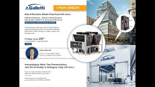 Galletti presents Electrification Made Practical  hybrid solutions [upl. by Rexer]