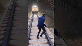 How To Survive In A Subway Tunnel 😵‍💫  3D Animation in Hindi  shorts [upl. by Haisa]