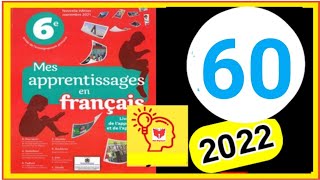 mes apprentissages en français 6 p 60 💥lexique💥 2022 [upl. by Ykcor819]