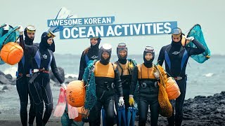 Viral 02 Awesome Korean Ocean Activities [upl. by Seligmann100]