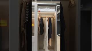 IKEA Pax Grimo Wardrobe with Sliding Doors White Clear Glass ikea ikeapax ikeawardrobe [upl. by Eb]