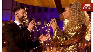 Calum Scott and Leona Lewis duet You Are The Reason live  The One Show  BBC One [upl. by Adnalue]