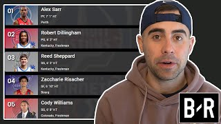 Reacting to Bleacher Reports 2024 NBA Mock Draft [upl. by Adnalay]