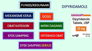 APA ITU OBAT DIPYRIDAMOLE [upl. by Oinegue703]