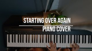 Starting Over Again  Natalie Cole  Piano Cover [upl. by Ahselaf614]