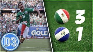 MEXICO vs EL SALVADOR  Resumen  Goles ★ 09Jul2017 ★ D3D2 [upl. by Nelyk]