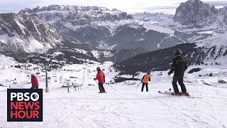 How Italian ski resorts are trying to reopen safely using vaccine passports [upl. by Eeslehc]