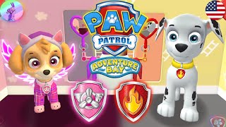 PAW Patrol Skye amp Marshall take a bath A Day in Adventure Bay amp Toys  Nick Jr HD [upl. by Peedus168]